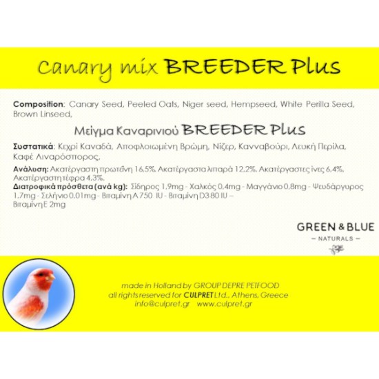 GB-Canary mix, BREEDER PLUS